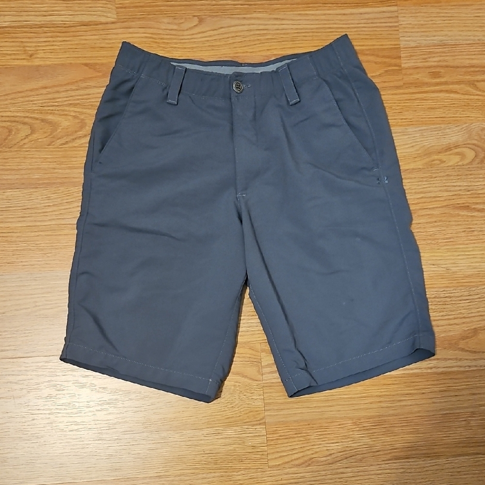 Under Armour Men's Flat Front Shorts in Blue